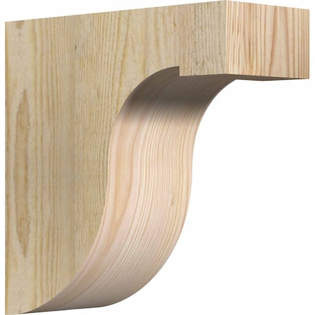Ekena Millwork Del Monte Rough Sawn Corbel, Douglas Fir, 4"W x 10"D x 10"H COR04X10X10DEL00RDF